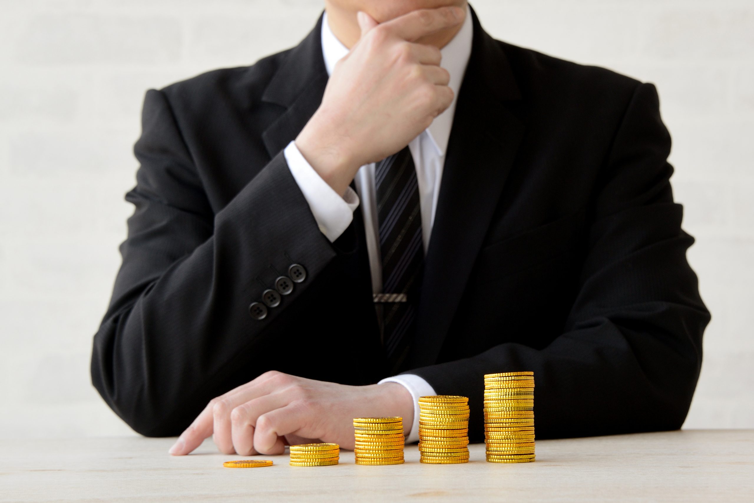 ビジネスマンとお金